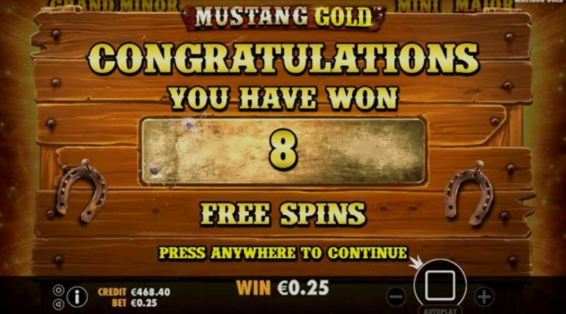 Играть Mustang Gold от Pragmatic в казино 1Win