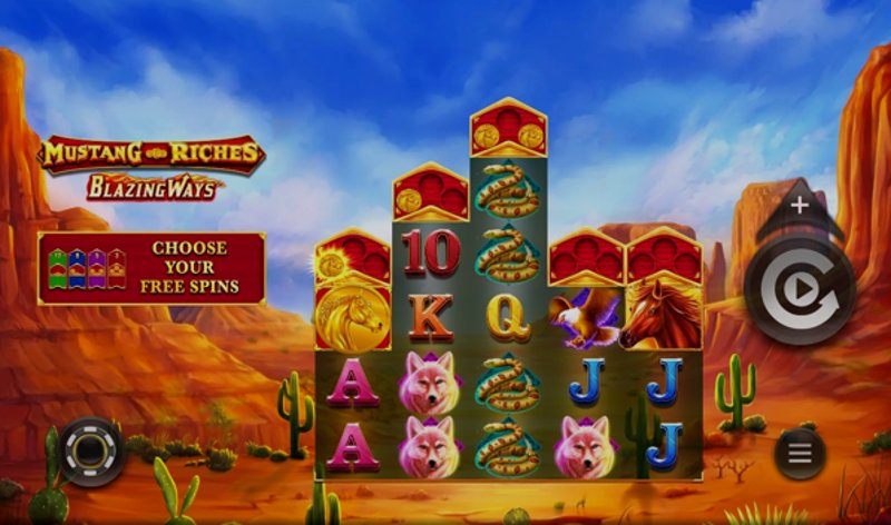 Играть Mustang Riches от Games Global в казино 1Win