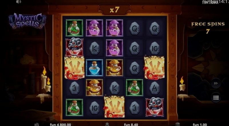 Играть Mystic Spells от Fantasma в казино 1Win