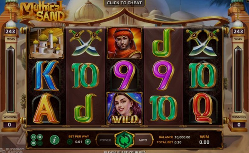 Играть Mythical Sand от Eurasian Gaming в казино 1Win