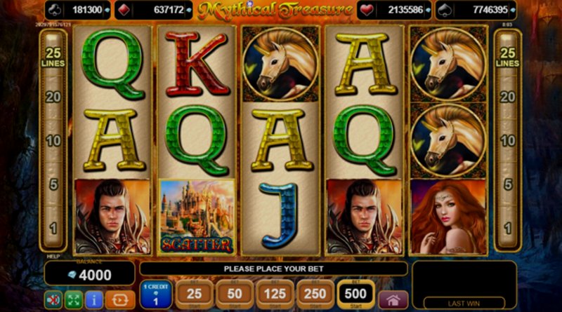 Играть Mythical Treasure от Amusnet Interactive в казино 1Win