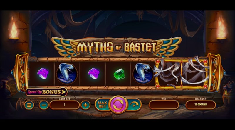 Играть Myths of Bastet от Onlyplay в казино 1Win
