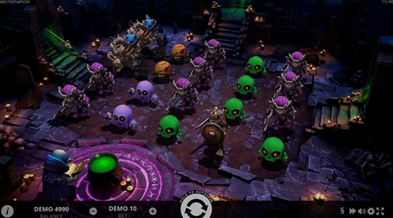 Играть Necromancer от Evoplay в казино 1Win