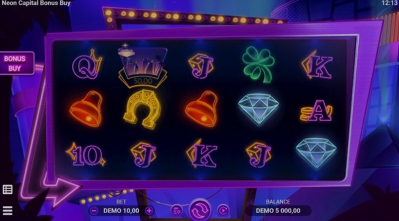 Играть Neon Capital от Evoplay в казино 1Win
