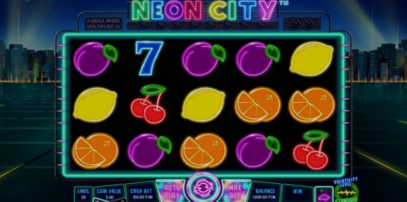 Играть Neon City от Wazdan в казино 1Win