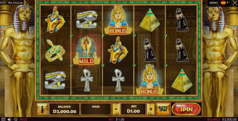 Играть Nile Treasures от Triplecherry в казино 1Win