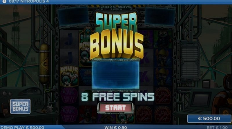 Играть Nitropolis 4 от Elk в казино 1Win
