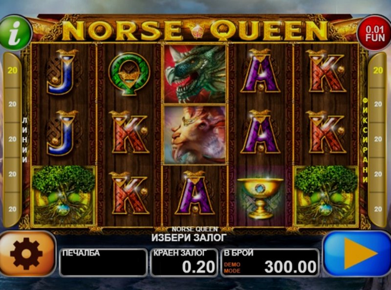 Играть Norse Queen от Ct Interactive в казино 1Win