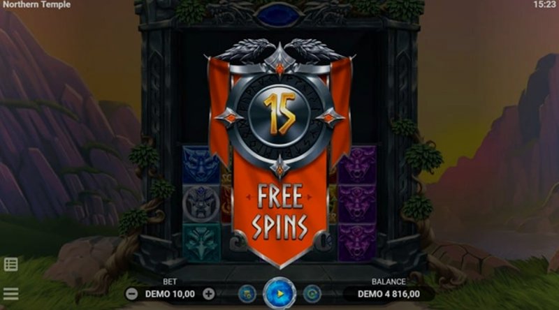 Играть Northern Temple от Evoplay в казино 1Win