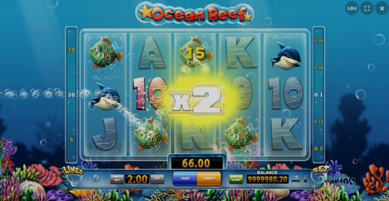 Играть Ocean Reef от Bf Games в казино 1Win