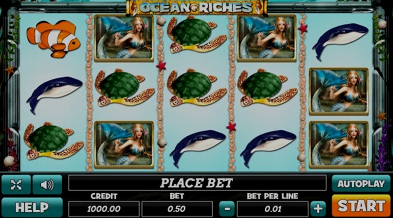Играть Ocean Riches от Play Pearls в казино 1Win