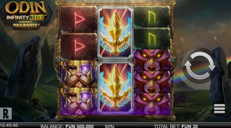 Играть Odin Infinity Reels Megaways от Yggdrasil в казино 1Win