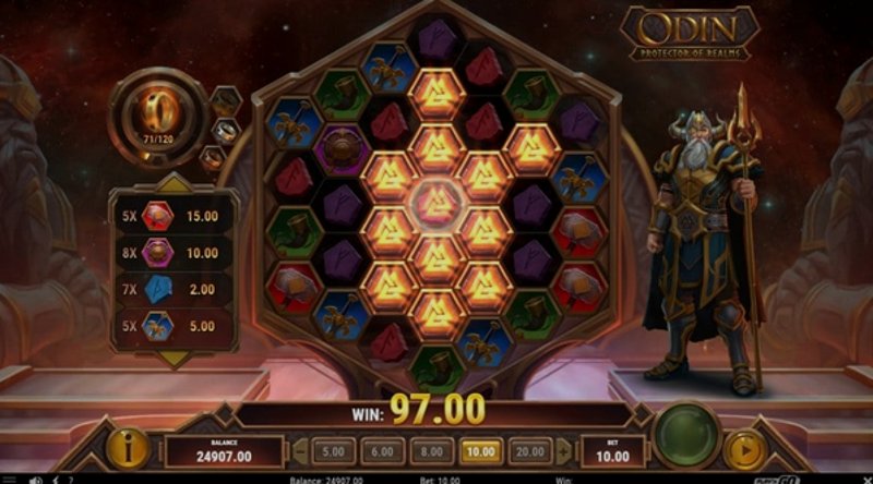 Играть Odin от Edict в казино 1Win