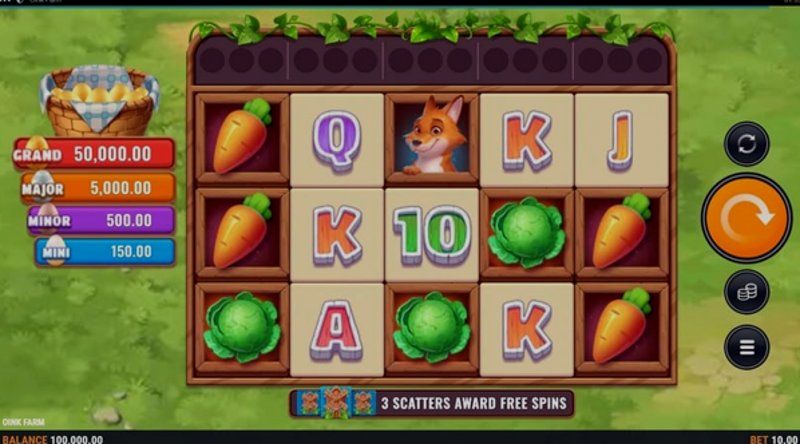 Играть Oink Farm от Microgaming в казино 1Win