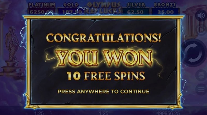 Играть Olympus of Luck: Hold the Spin от Gamzix в казино 1Win
