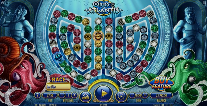 Играть Orbs of Atlantis от Habanero в казино 1Win