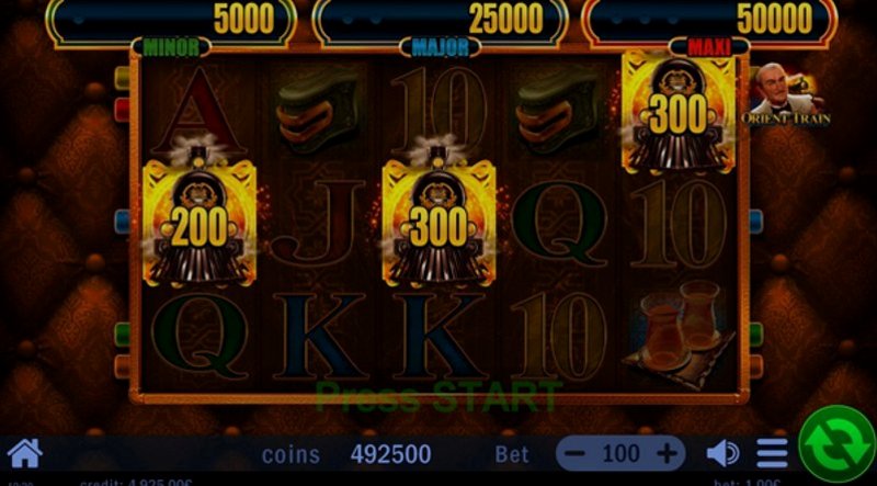Играть Orient Train от Swintt в казино 1Win