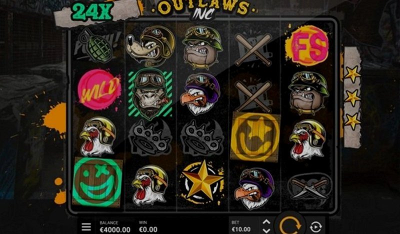 Играть Outlaws Inc от Hacksaw в казино 1Win