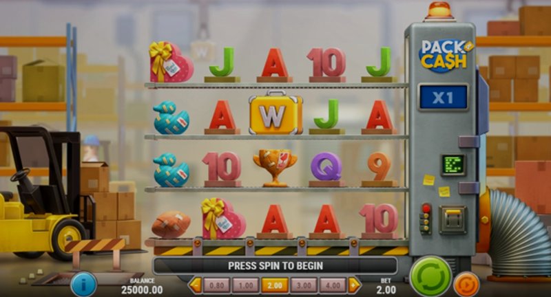 Играть Pack and Cash от Playn Go в казино 1Win