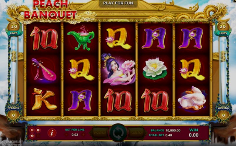 Играть Peach Banquet от Eurasian Gaming в казино 1Win