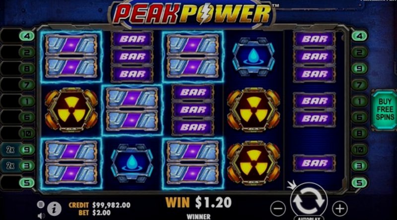 Играть Peak Power от Pragmatic в казино 1Win