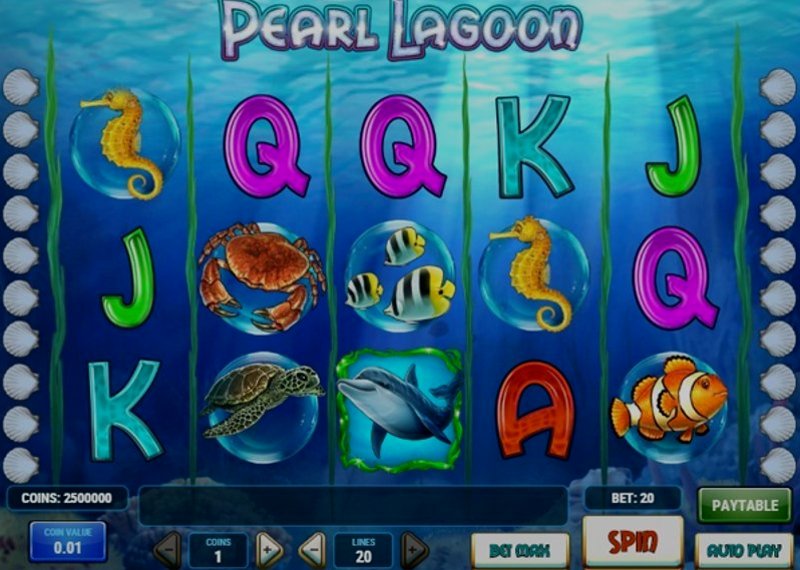 Играть Pearl Lagoon от Playn Go в казино 1Win