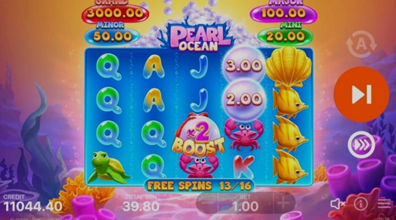 Играть Pearl Ocean: Hold and Win от Playson в казино 1Win