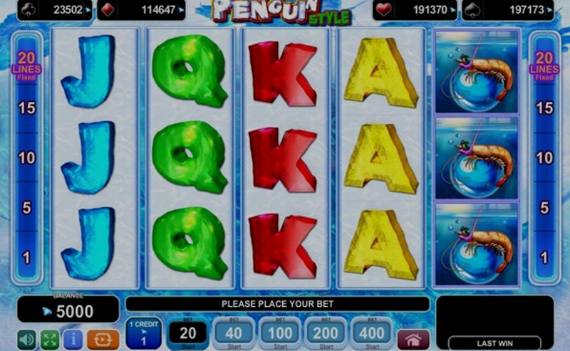 Играть Penguin Style от Amusnet Interactive в казино 1Win