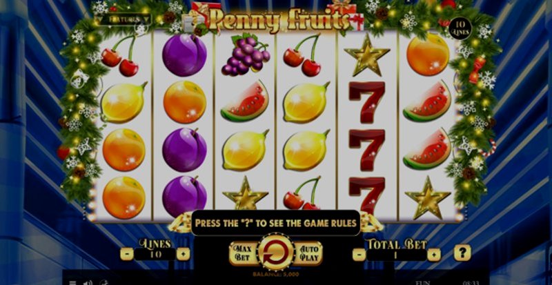 Penny Fruits Christmas Edition Spinomenal в казино 1Win (1Вин) Penny Fruits Christmas Edition Spinomenal в казино 1Win (1Вин)