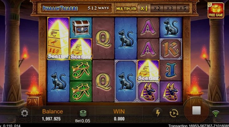 Играть Pharaoh Treasure от Tadagaming в казино 1Win