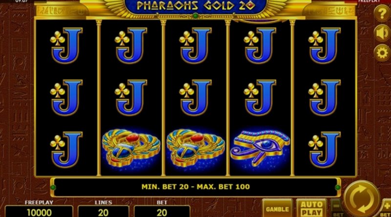 Pharaohs Gold 20 Amatic в казино 1Win (1Вин) Pharaohs Gold 20 Amatic в казино 1Win (1Вин)
