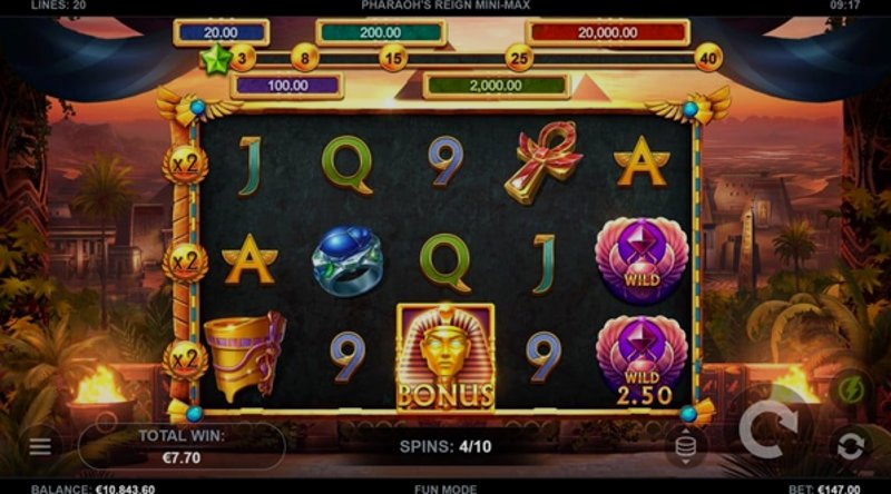 Играть Pharaohs Reign от Kalamba в казино 1Win