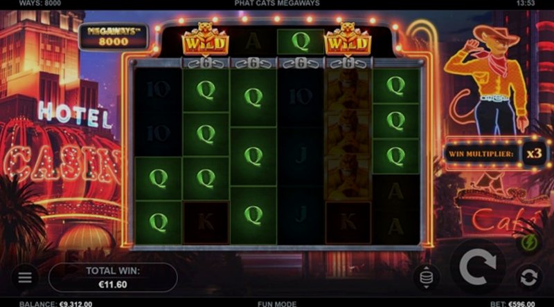 Играть Phat Cats Megaways от Kalamba в казино 1Win