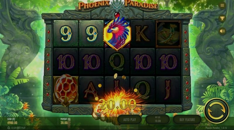 Играть Phoenix Paradise от Thunderkick в казино 1Win