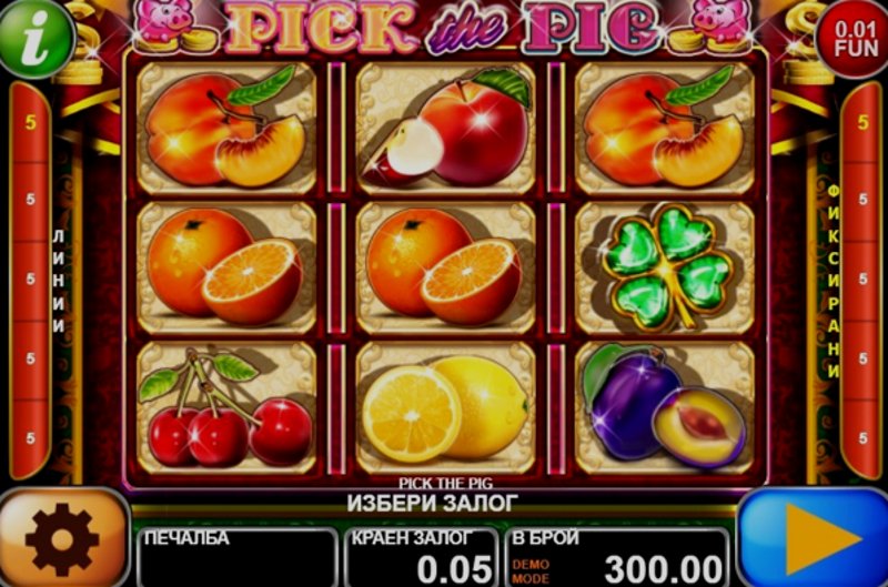 Играть Pick The Pig от Ct Interactive в казино 1Win