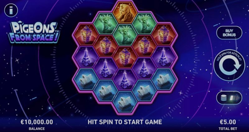Играть Pigeons from Space! от Playtech в казино 1Win