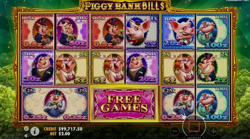 Играть Piggy Bank Bills от Pragmatic в казино 1Win