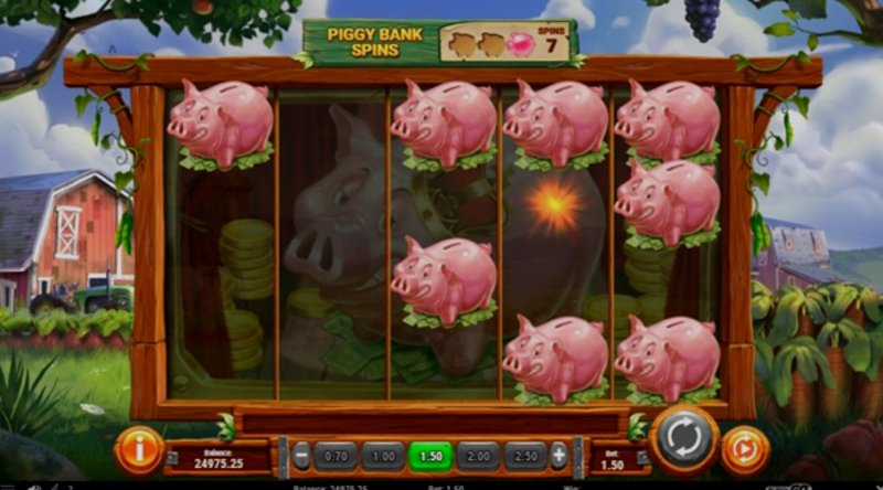 Играть Piggy Bank Farm от Playn Go в казино 1Win