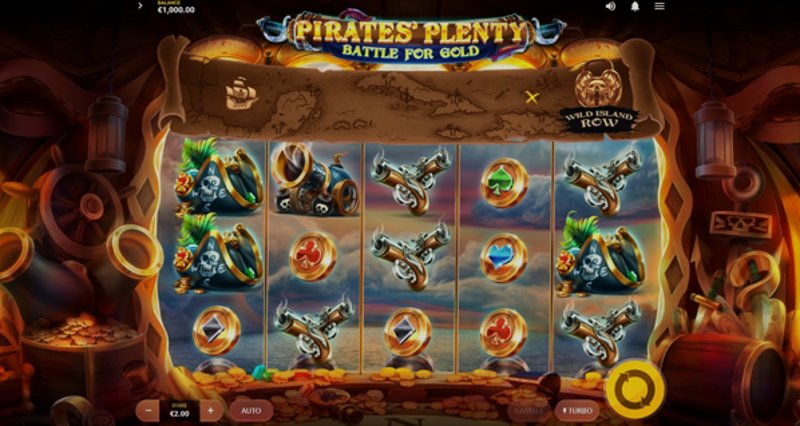Играть Pirates Plenty Battle For Gold от Red Tiger в казино 1Win