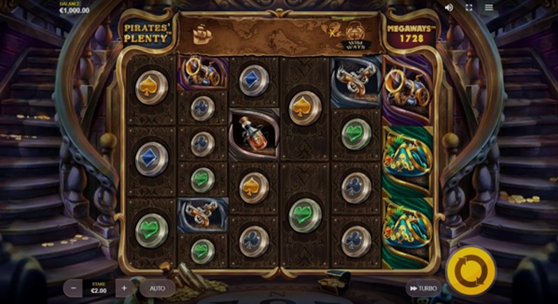 Играть Pirates Plenty MegaWays от Red Tiger в казино 1Win