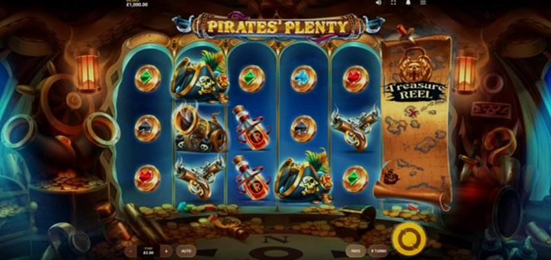 Играть Pirates Plenty от Red Tiger в казино 1Win