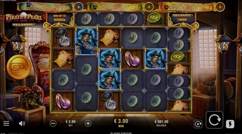 Играть Pirate’s Pearl Megaways от Gameart в казино 1Win