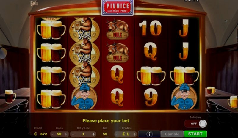 Играть Pivnice от 5 Men Gaming в казино 1Win