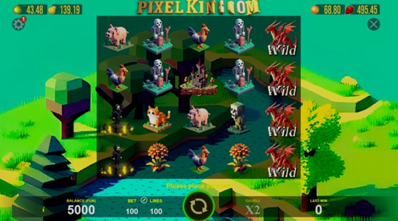 Играть Pixel Kingdom от Agt в казино 1Win
