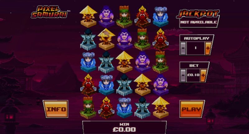 Играть Pixel Samurai от Playtech в казино 1Win