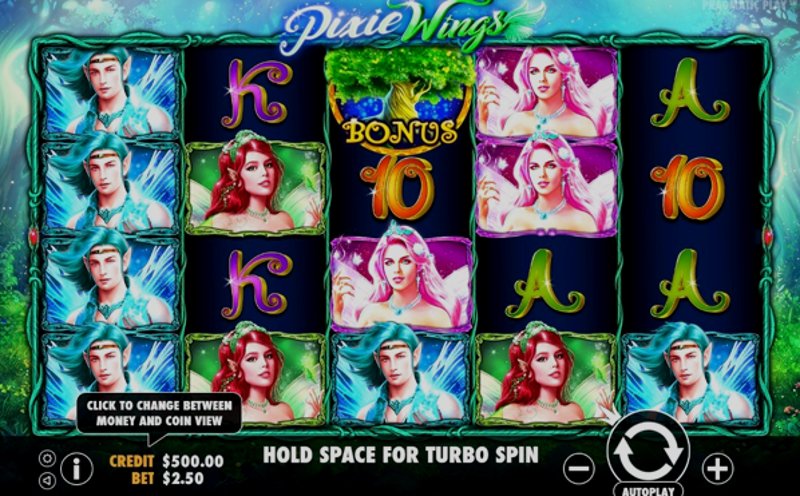 Играть Pixie Wings от Pragmatic в казино 1Win