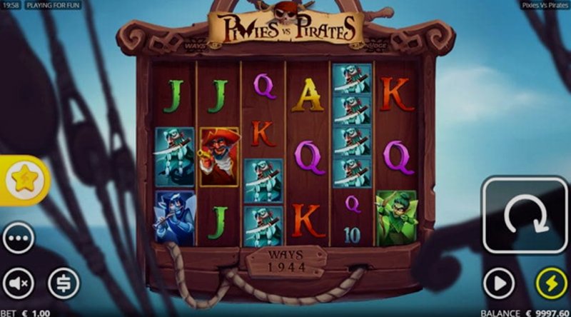 Играть Pixies vs Pirates от No Limit City в казино 1Win