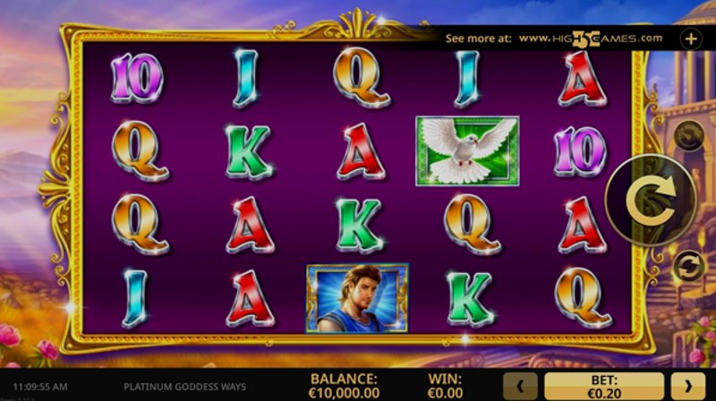 Играть Platinum Goddess Ways от High5 в казино 1Win