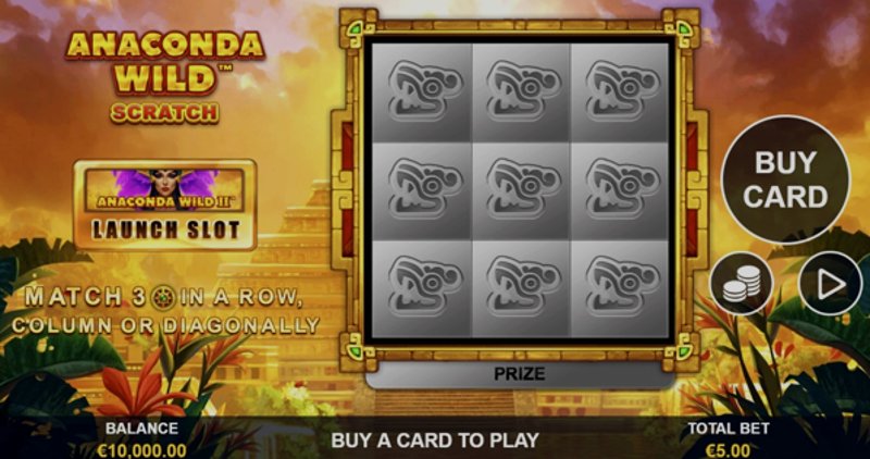 Играть Anaconda Wild Scratch от Playtech в казино 1Win