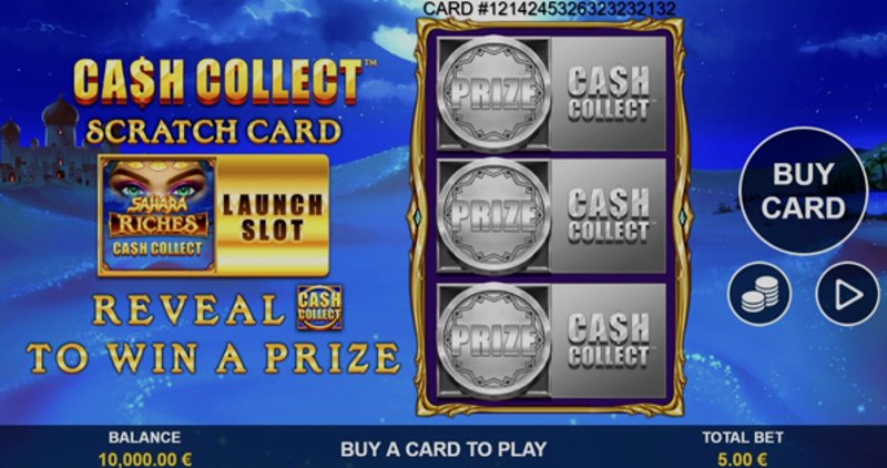 Играть Cash Collect Scratch от Playtech в казино 1Win